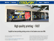 Tablet Screenshot of copyqik.com.au